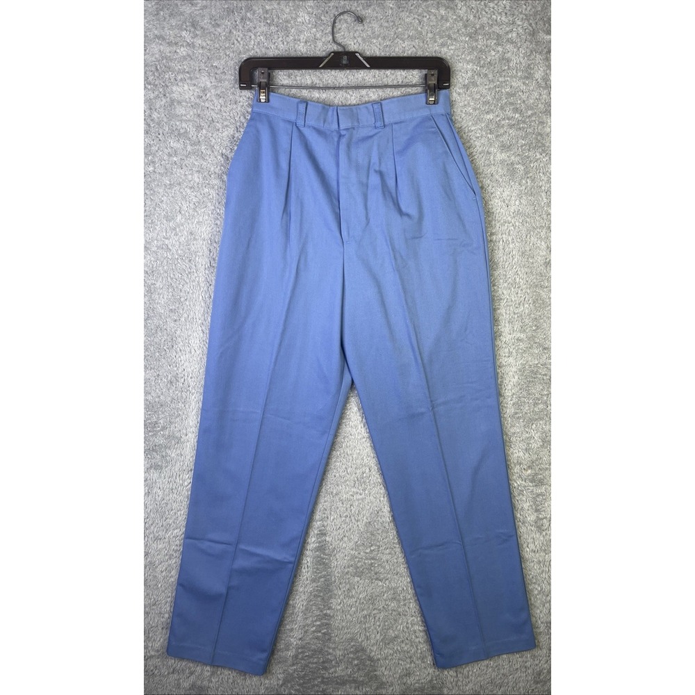 Vintage Made in USA Garan Women's Sz 12 Powder Blue Trousers 27x30